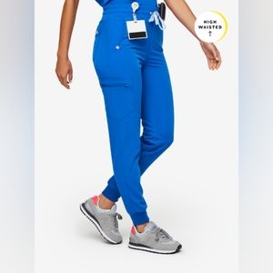 Figs Scrub Set- Royal Blue- Size Small top- medium bottom